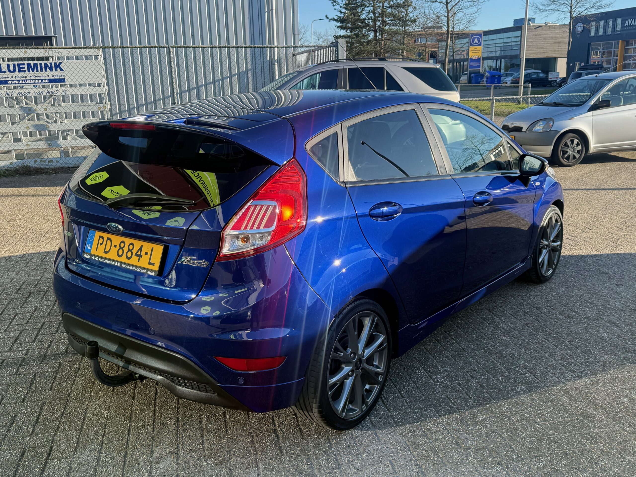 Ford Fiësta 1.0 Ecoboost 100pk 5dr 2017 Blauw, ST Line