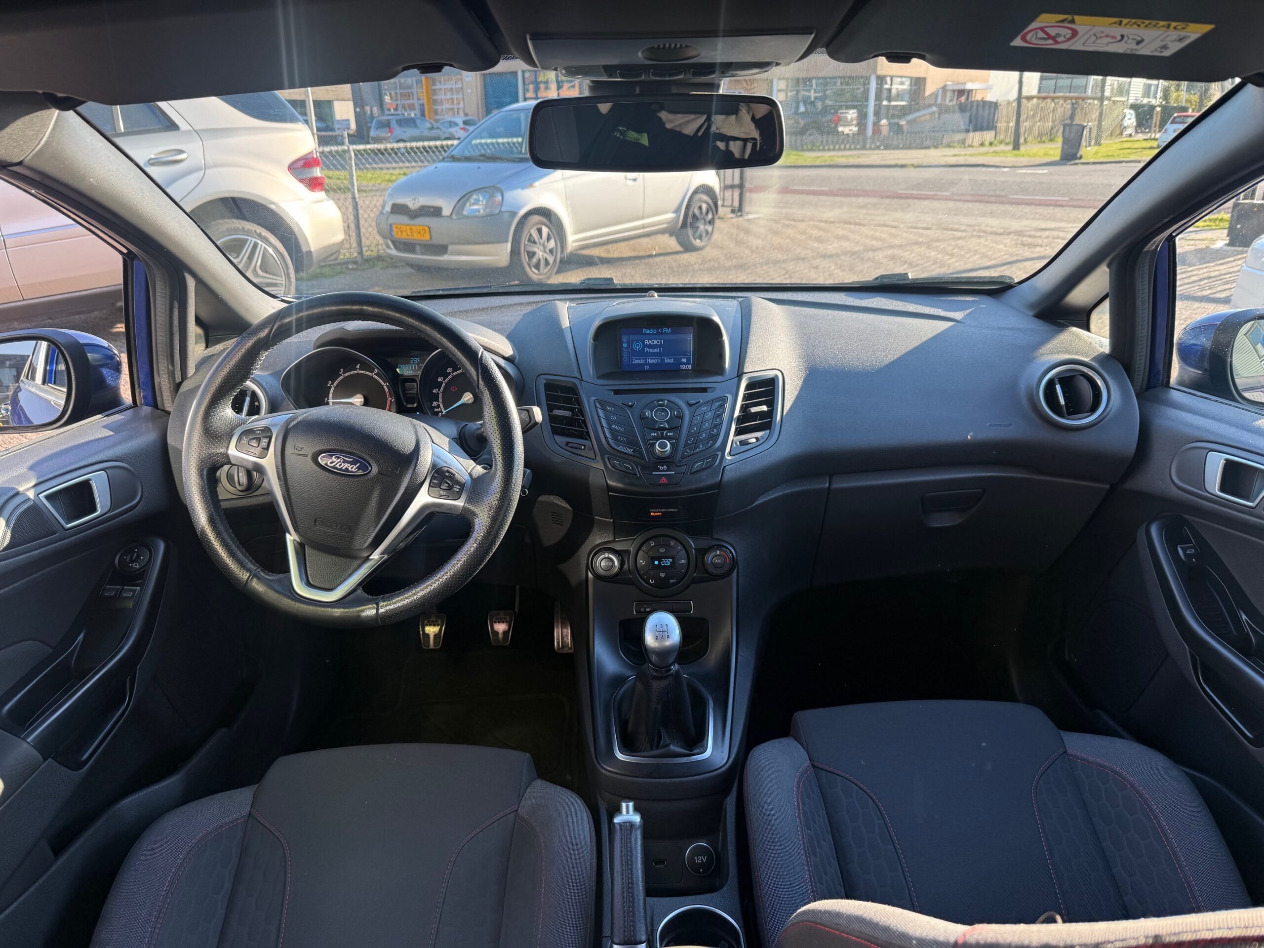 Ford Fiësta 1.0 Ecoboost 100pk 5dr 2017 Blauw, ST Line